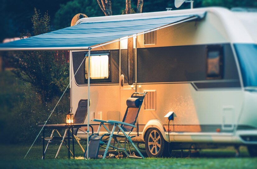 caravan camper trailer awning